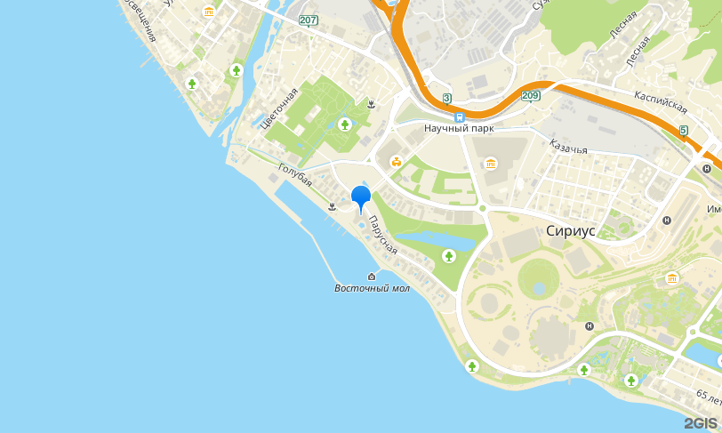 Мини-карта места проведения